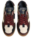 Multicolor Leather MIAMI Low Top Men Sneakers Shoes