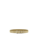 Beige Suede Leather Regular Belt