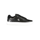 Black Polyurethane Men's Sneaker