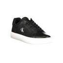 Black Polyurethane Men's Sneaker