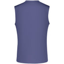 Blue Polyester Men's Tank