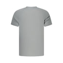 Gray Polyester Men's T-Shirt