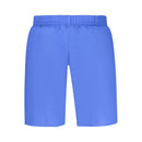 Blue Polyester Men Swimwear