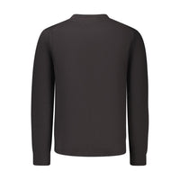 Black Cotton Men's Sweater