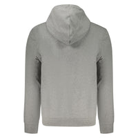 Gray Cotton Men's Hoodie