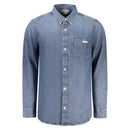 Blue Cotton Men's Shirt