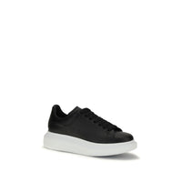 Black Calf Leather Bos Taurus Platform Sneakers