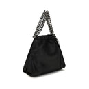 Black Polyester Handbag