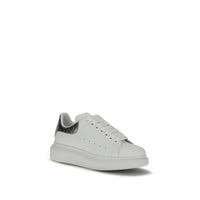 White Calf Leather Bos Taurus Platform Sneakers