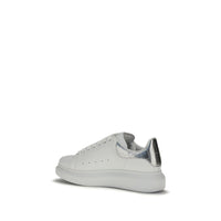White Calf Leather Bos Taurus Platform Sneakers