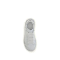 White Calf Leather Bos Taurus Platform Sneakers