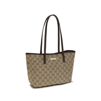 Beige Polyester Handbag