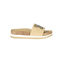 Beige Polyurethane Women's Slipper