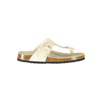 Bianco Poliuretano Donna Ciabatta for Effortless Elegance