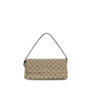 Brown Polyester Handbag