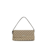 Brown Polyester Handbag
