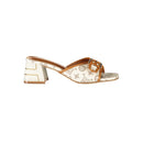 Beige Polyurethane Women's Sandal