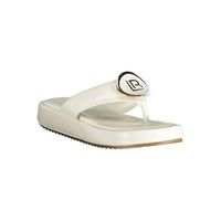 White Polyurethane Women Sandal