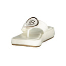 White Polyurethane Women Sandal