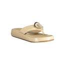 Beige Polyurethane Women's Sandal