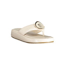 White Polyurethane Women's Sandal