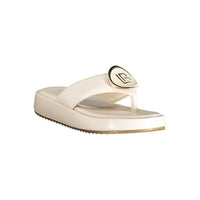 White Polyurethane Women's Sandal