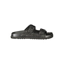 Black Polyurethane Women's Slipper