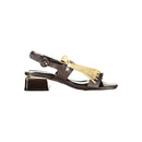 Brown Polyurethane Women's Sandal
