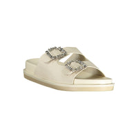 White Polyurethane Women's Slipper