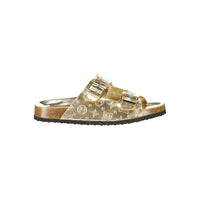 Gold Polyurethane Women's Sandal