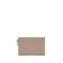 Beige Calf Leather Bos Taurus Clutch Bag