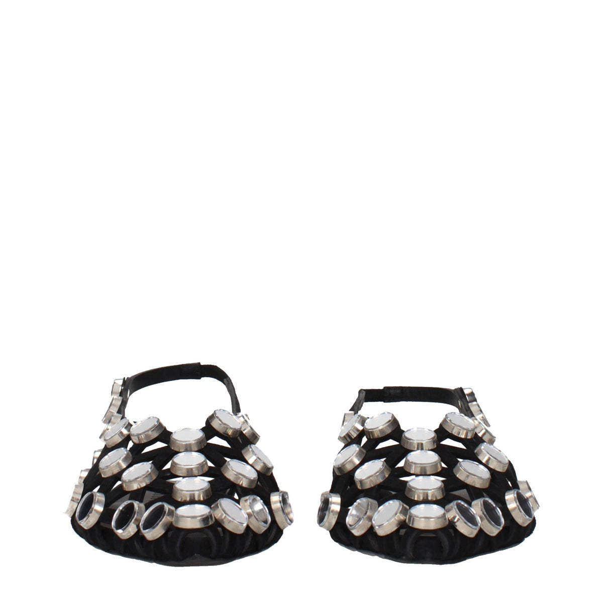 Black Leather Ballet Flats