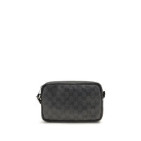 Black Cotton Shoulder Bag