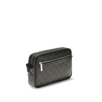 Black Cotton Shoulder Bag
