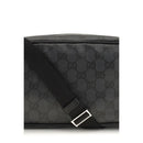 Black Cotton Shoulder Bag