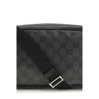 Black Cotton Shoulder Bag