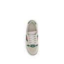 Beige Polyester Athletic Sneakers
