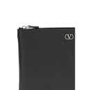 Black Calf Leather Bos Taurus Clutch Bag