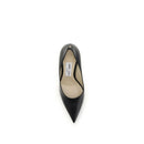 Black Calf Leather Bos Taurus High Heel Pumps