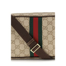 Beige Cotton Shoulder Bag