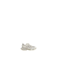 White Polyethylene Athletic Sneakers