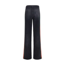 Black Cotton Straight-Leg Jeans