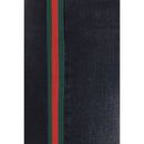 Black Cotton Straight-Leg Jeans