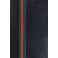 Black Cotton Straight-Leg Jeans