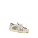 Beige Calf Leather Bos Taurus Sneakers