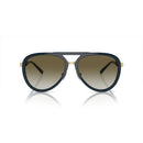 Blue Metal Sunglasses