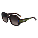 Brown Injected Sunglasses