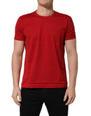 Red Goodluck 2023 Cotton Crew Neck T-shirt