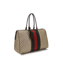 Beige Cotton Shoulder Bag