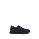 Blue Calf Leather Bos Taurus Athletic Sneakers